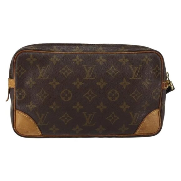 LOUIS VUITTON Monogram Marly Dragonne GM Clutch Bag - Picture 3 of 14